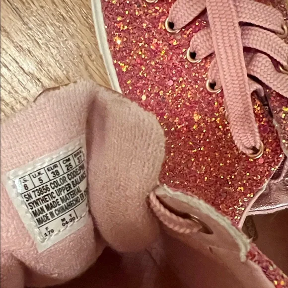 Skechers Pink Glitter Sneakers - Picture 8 of 8